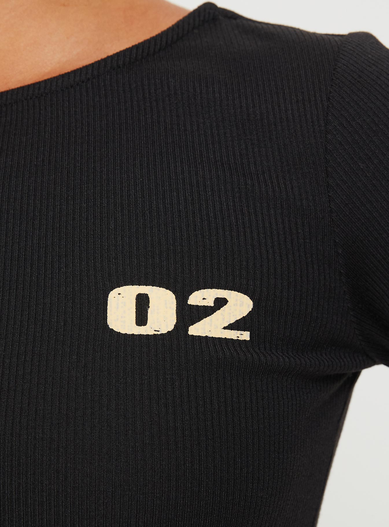 product Princess Polly Full Sleeves High Neck  Larva 02 Long Sleeve Top Black