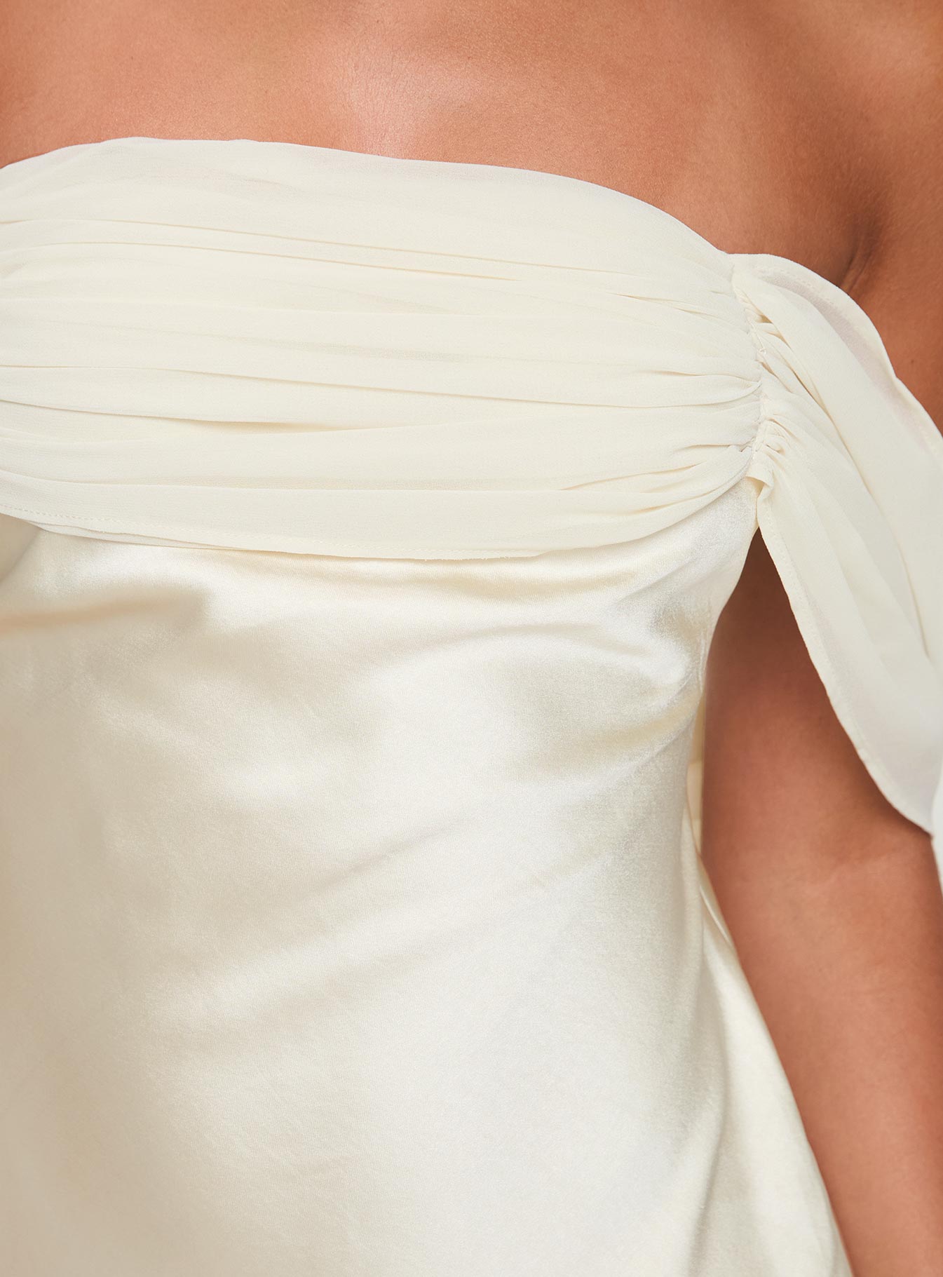 Adoration Mini Off The Shoulder Dress | cream | Womens | Princess Polly Adoration Mini Off The Shoulder Dress | cream | Womens | Princess Polly