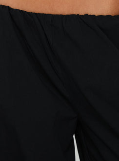 Lunea Concealed Waistband Pants Black Petite