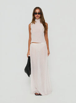 Ford Top White / Red Polka Dot