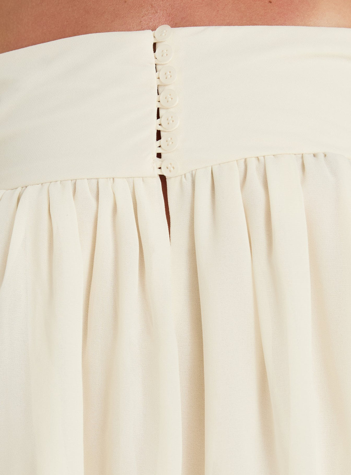 Annikah Off Shoulder Romper Cream