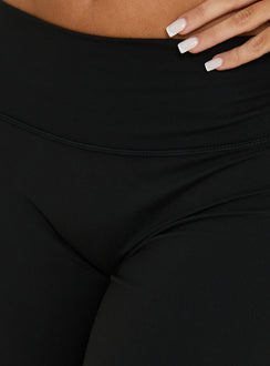 Symmetry Active Wide Leg Capri Pants Black