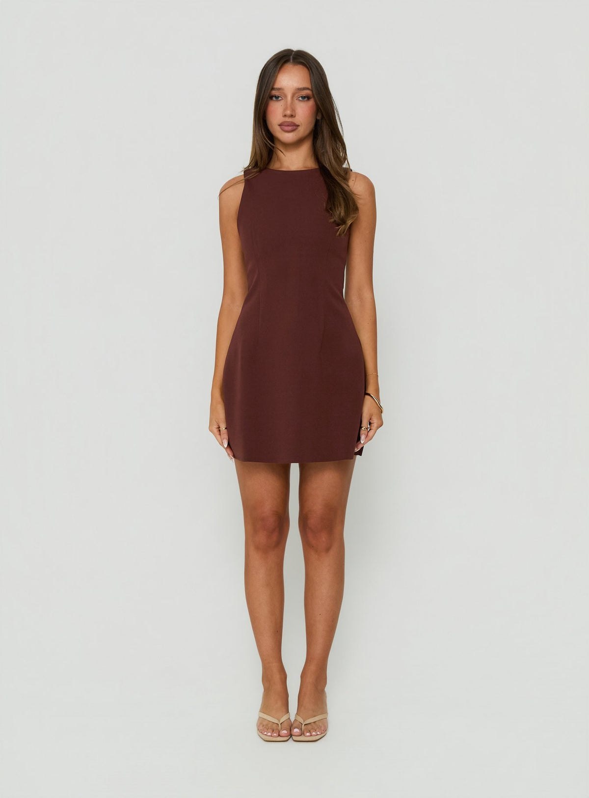 Anse Mini Dress Chocolate