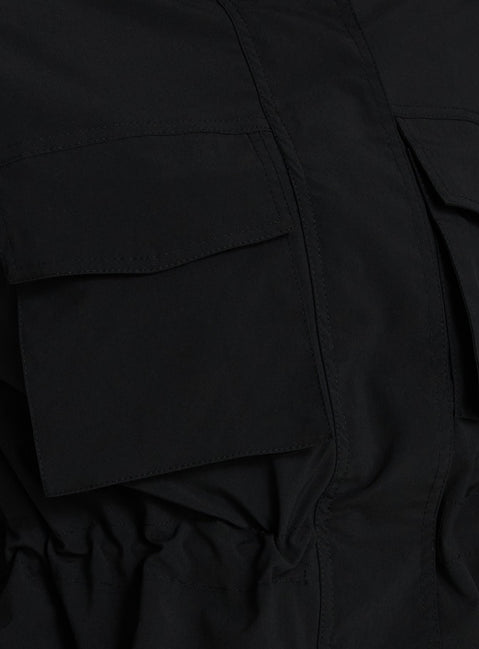Annisa Funnel Neck Jacket Black