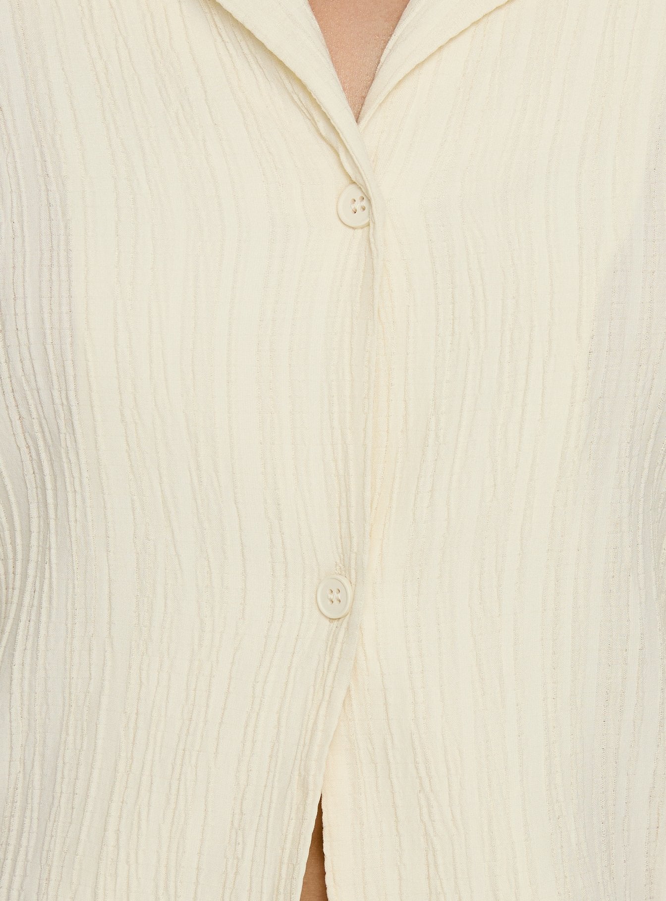 Beatris Long Sleeve Top Cream