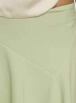 product Princess Polly Daelen Waterfall Midi Skirt Mint Midi Skirts 