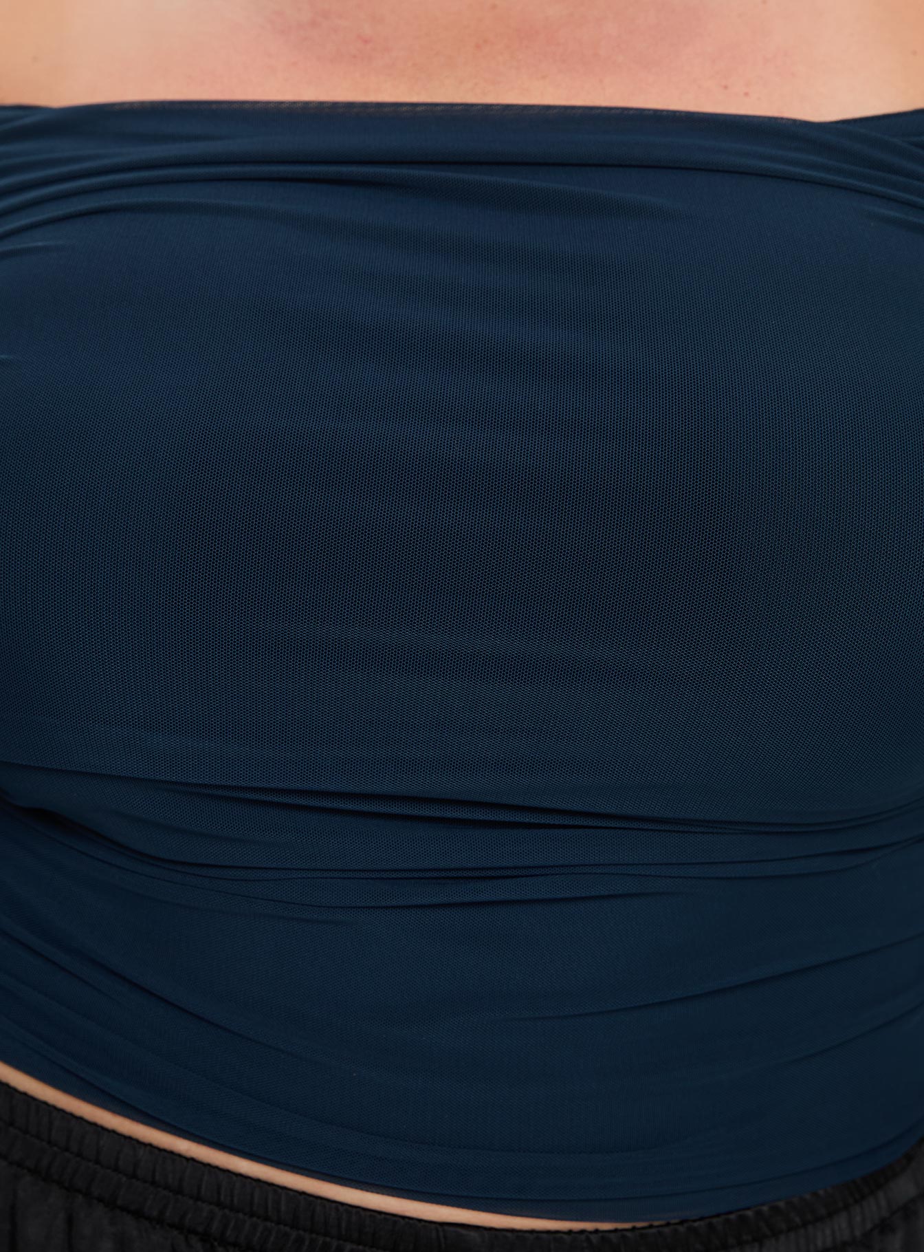 product Princess Polly Moreno Off The Shoulder Top Navy Curve Full Sleeves straight 