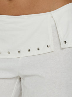 Oren Capri Trouser Ivory