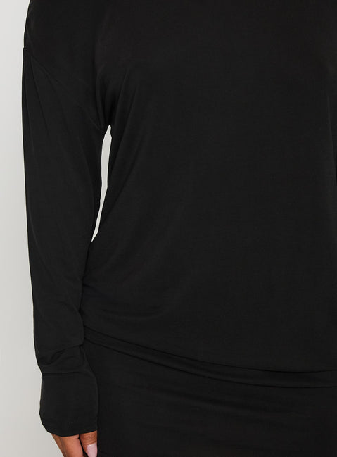 shelisa slouchy mini dress Shelisa Mini Dress Black