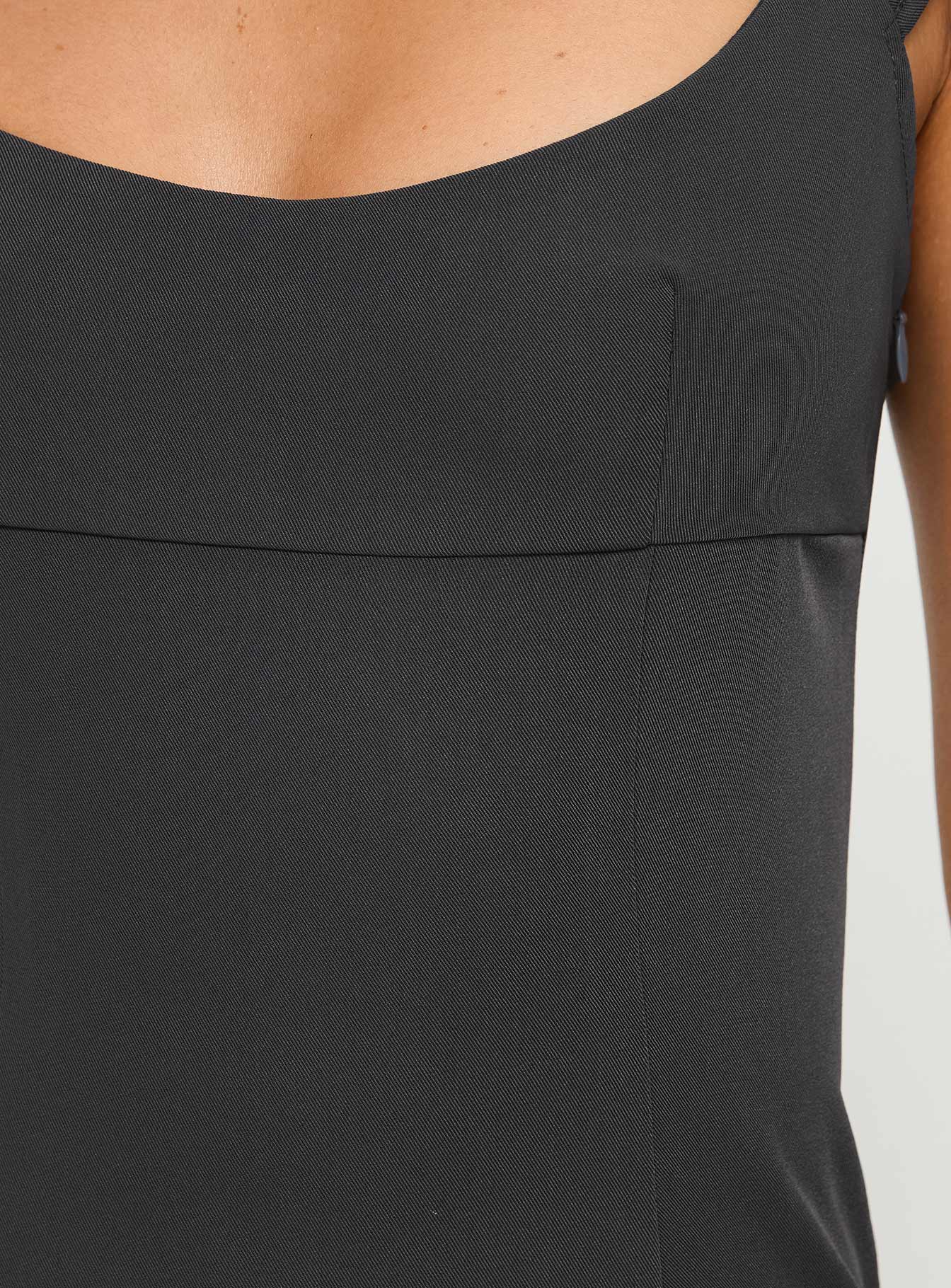 product Princess Polly Bramble Mini Dress Grey Scoop Neck 