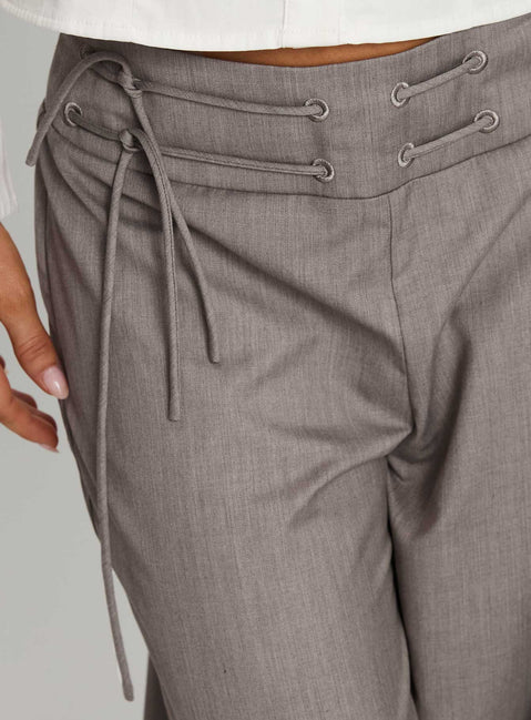 Just Have Fun Wide Leg Pant | Grey | Womens Just Have Fun Wide Leg Pant | Grey | Womens