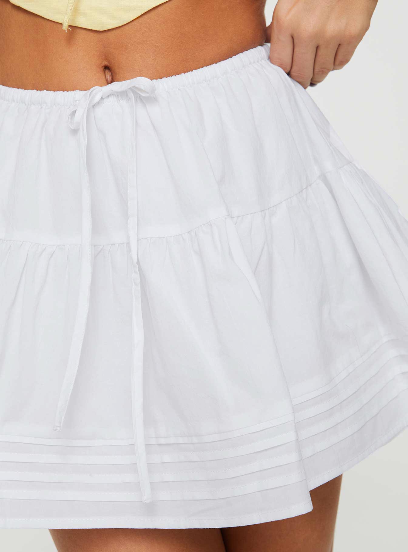 Brookson Mini Skirt White Princess Polly