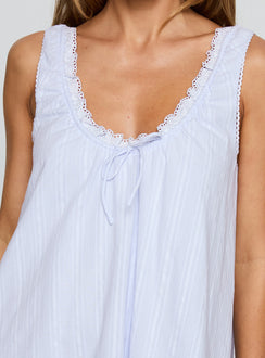 Antiquity Swing Mini Dress Blue