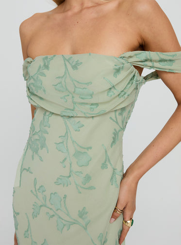 Green Floral Dresses Green Floral Dresses