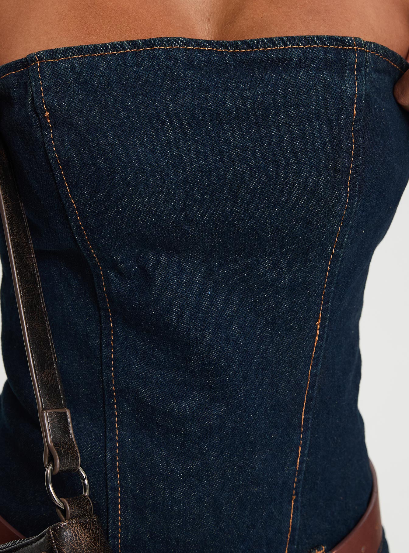 product Princess Polly In Bloom Mini Dress Indigo Straight Neck 