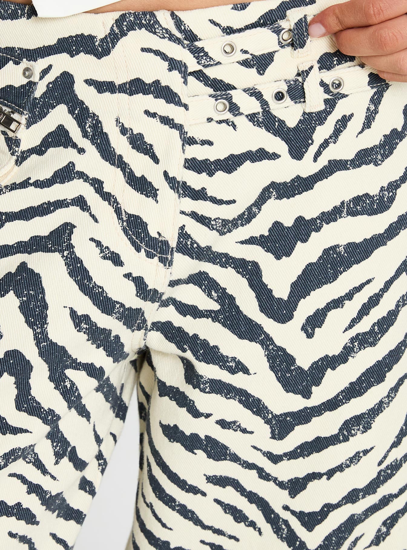 product Princess Polly Paltrow Cargo Pant Zebra High Waisted 