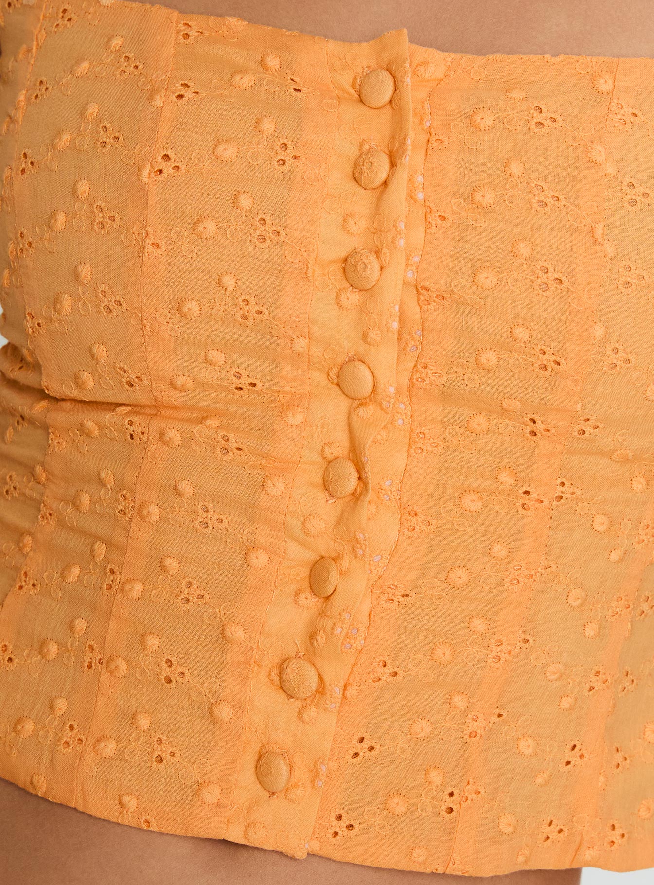 product Princess Polly Lyncher Top Orange Short Sleeves Square Neck 