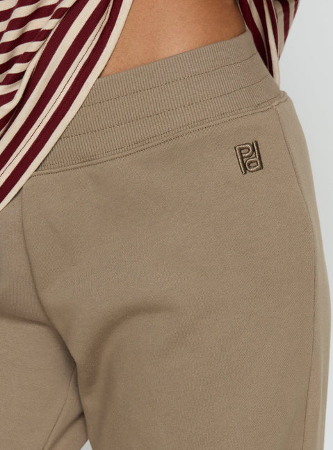 product Princess Polly Summits Flared Track Pants Latte Mid Rise Pants 