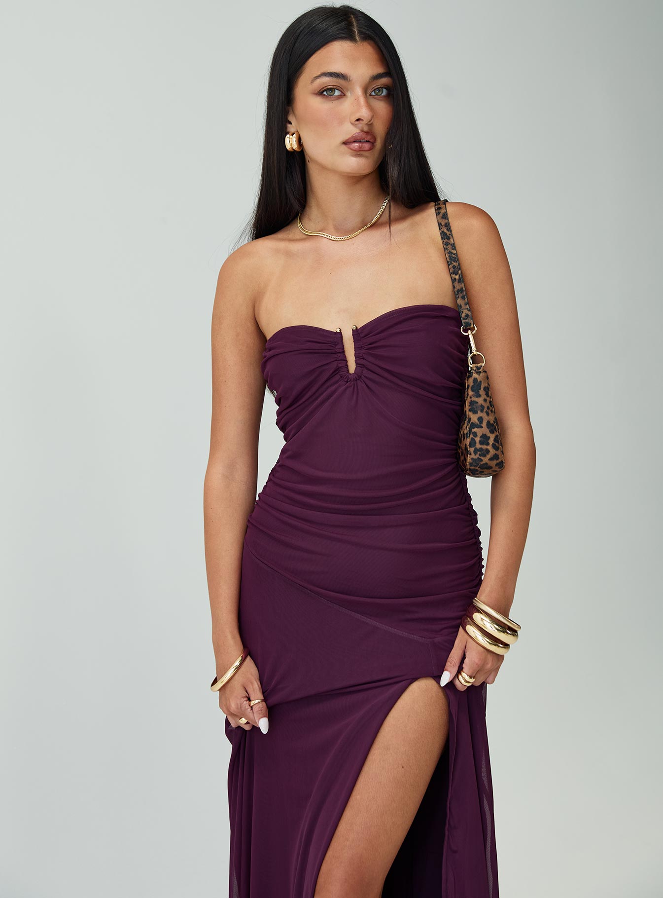Barbarella Strapless Maxi Dress | Purple | Womens | Princess Polly Lower Impact Barbarella Strapless Maxi Dress | Purple | Womens | Princess Polly Lower Impact