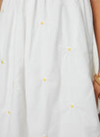 Addington Floral Mini Dress White