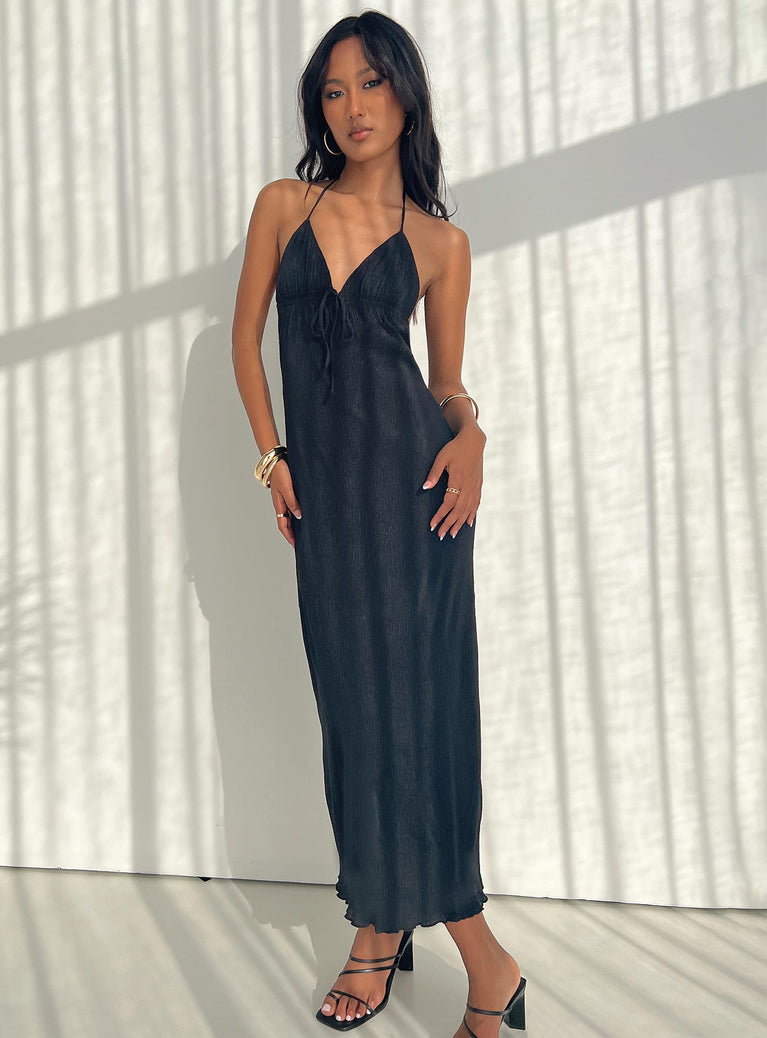 Chantria Maxi Dress Black | Princess Polly USA