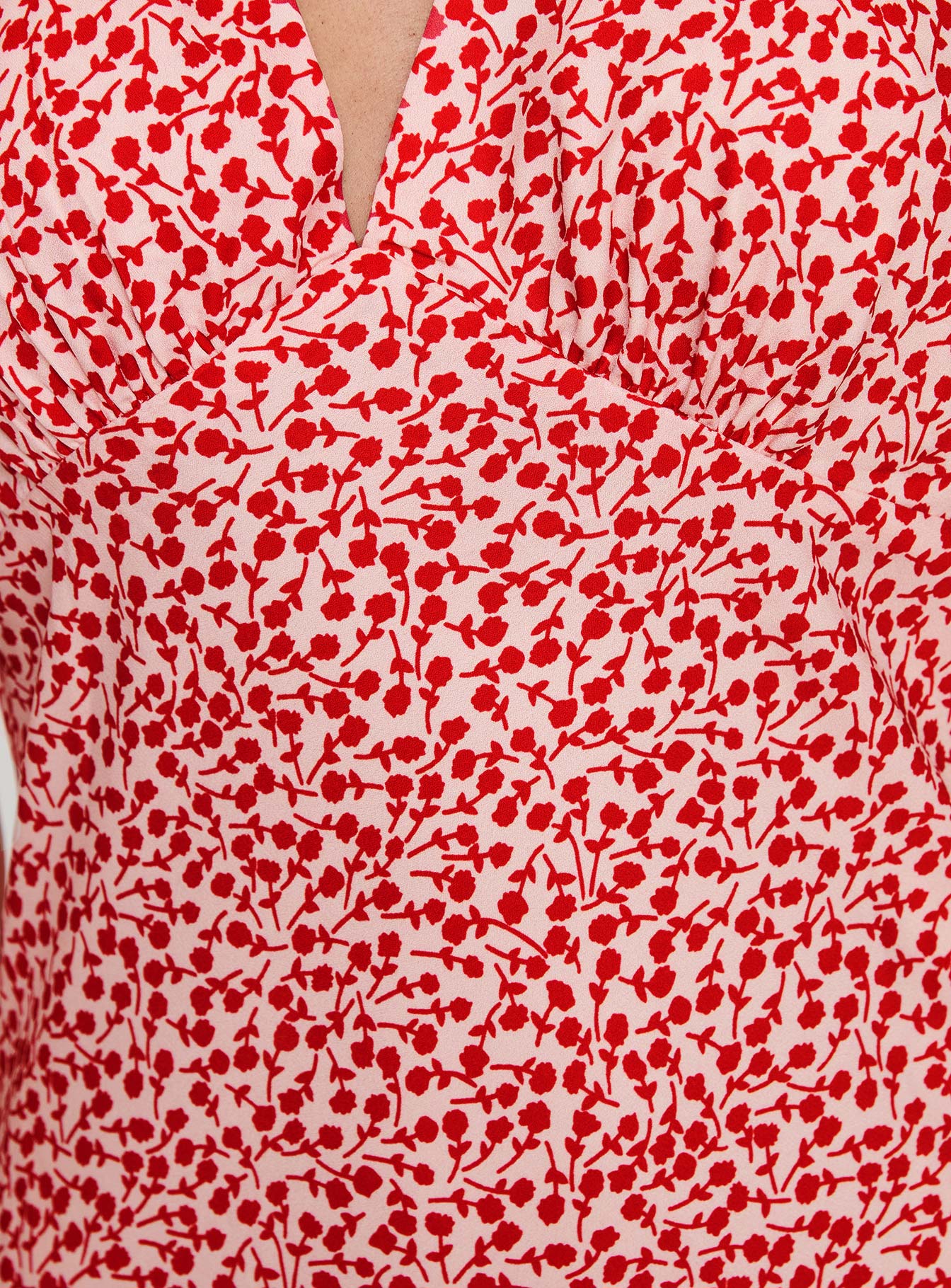 product Princess Polly Danielo Maxi Dress Red Floral Plunger 