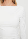 Nadene Top White