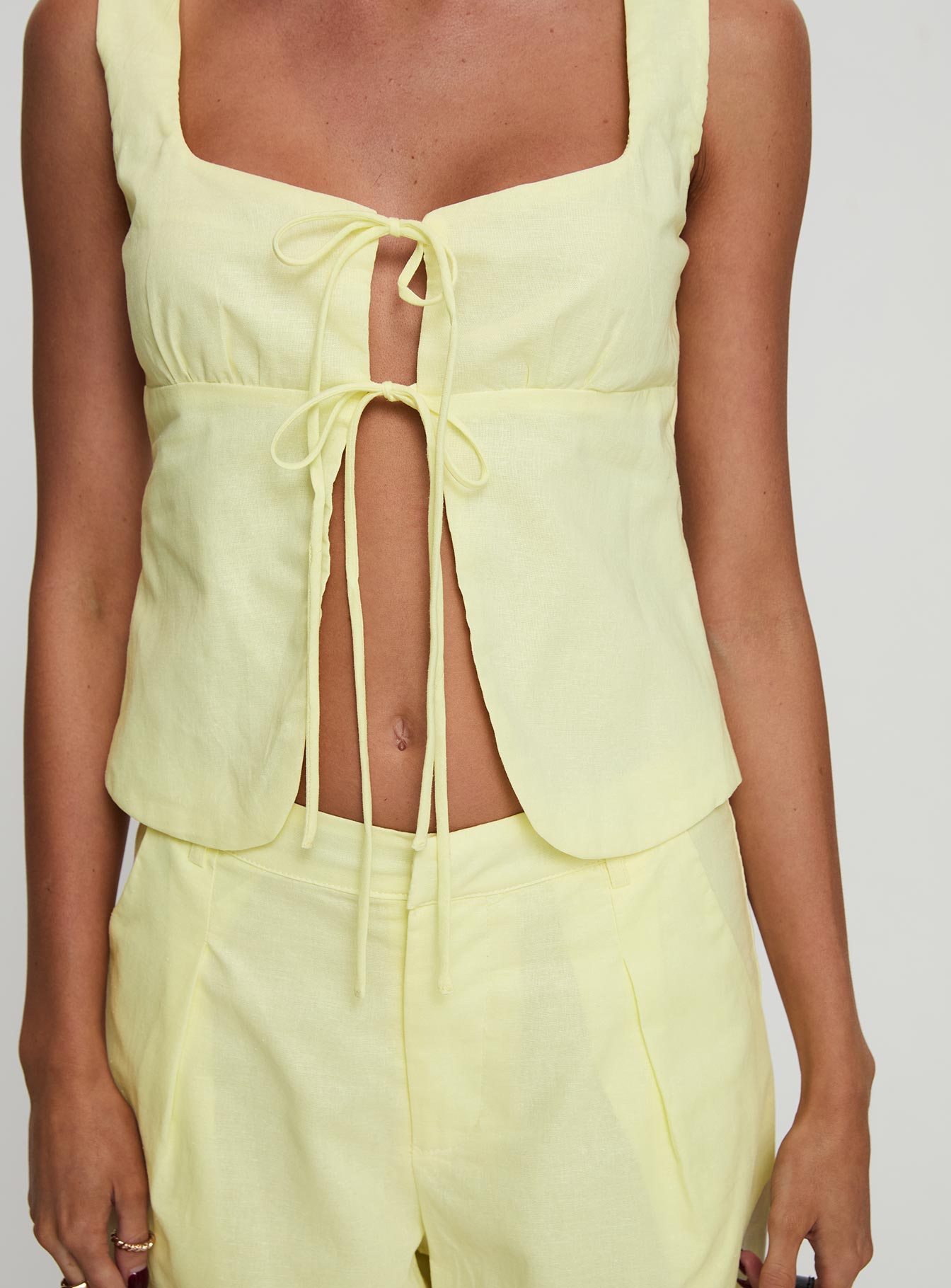 Such A Charmer Tie Up Set Yellow