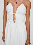 Dalston Maxi Dress White