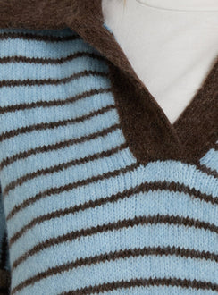 Maddelina Long Sleeve Rugby Top Multi Stripe