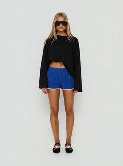Silaro Terry Towelling Shorts Blue / White