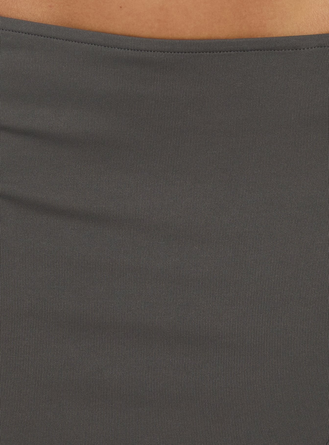 Aviza Asymmetrical Midi Skirt Grey