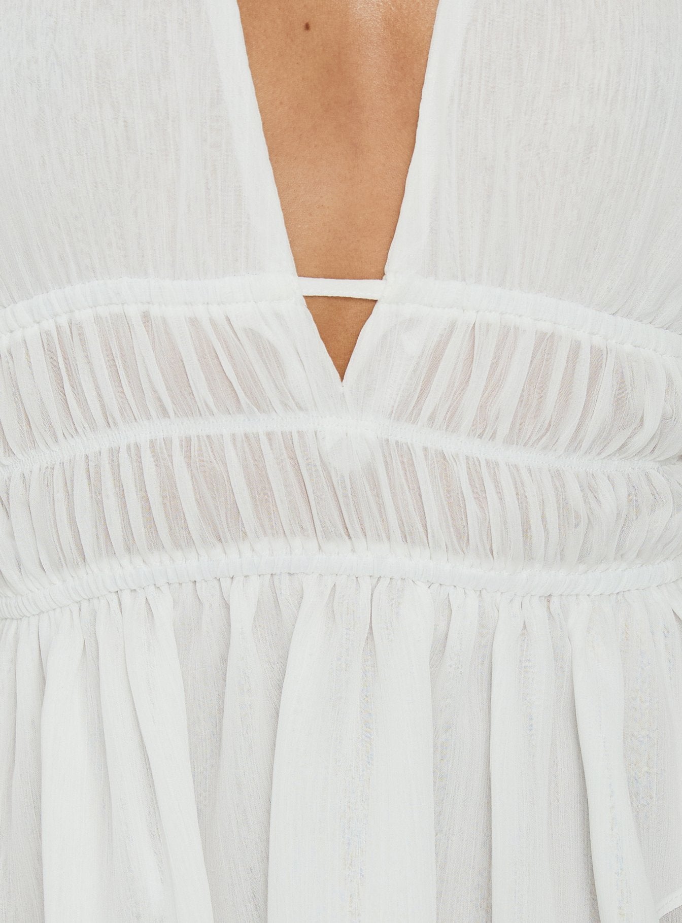 Lay It Halter Top White