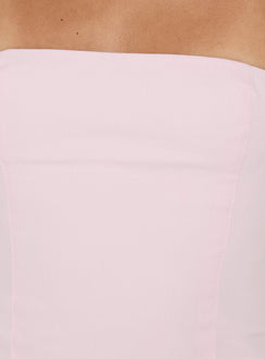 Esatora Halter Flare Mini Dress Pink