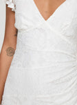 Ramallo Lace Mini Dress White