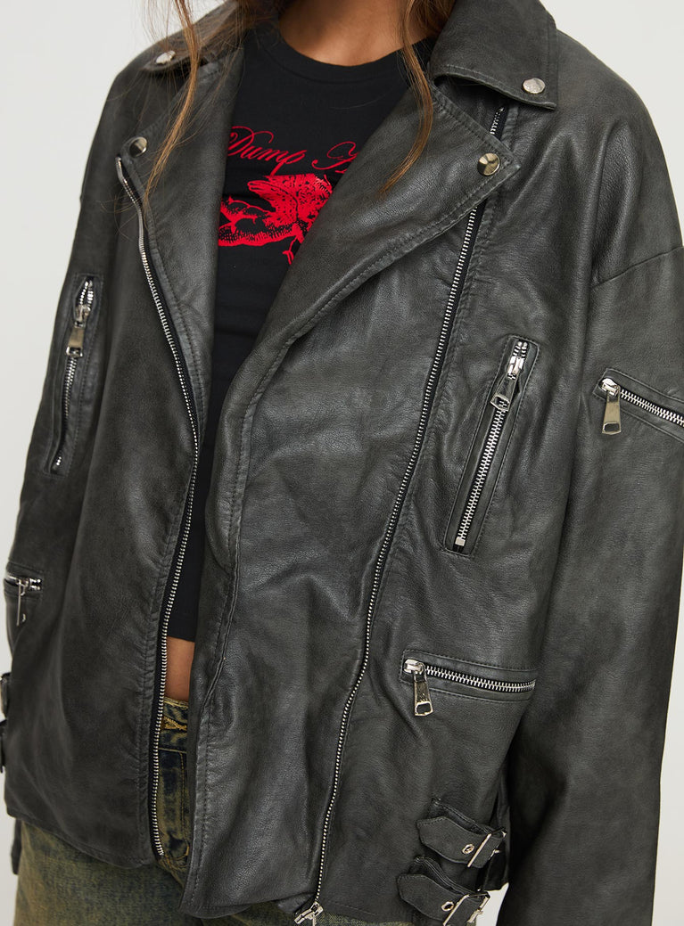 Chicago Faux Leather Jacket