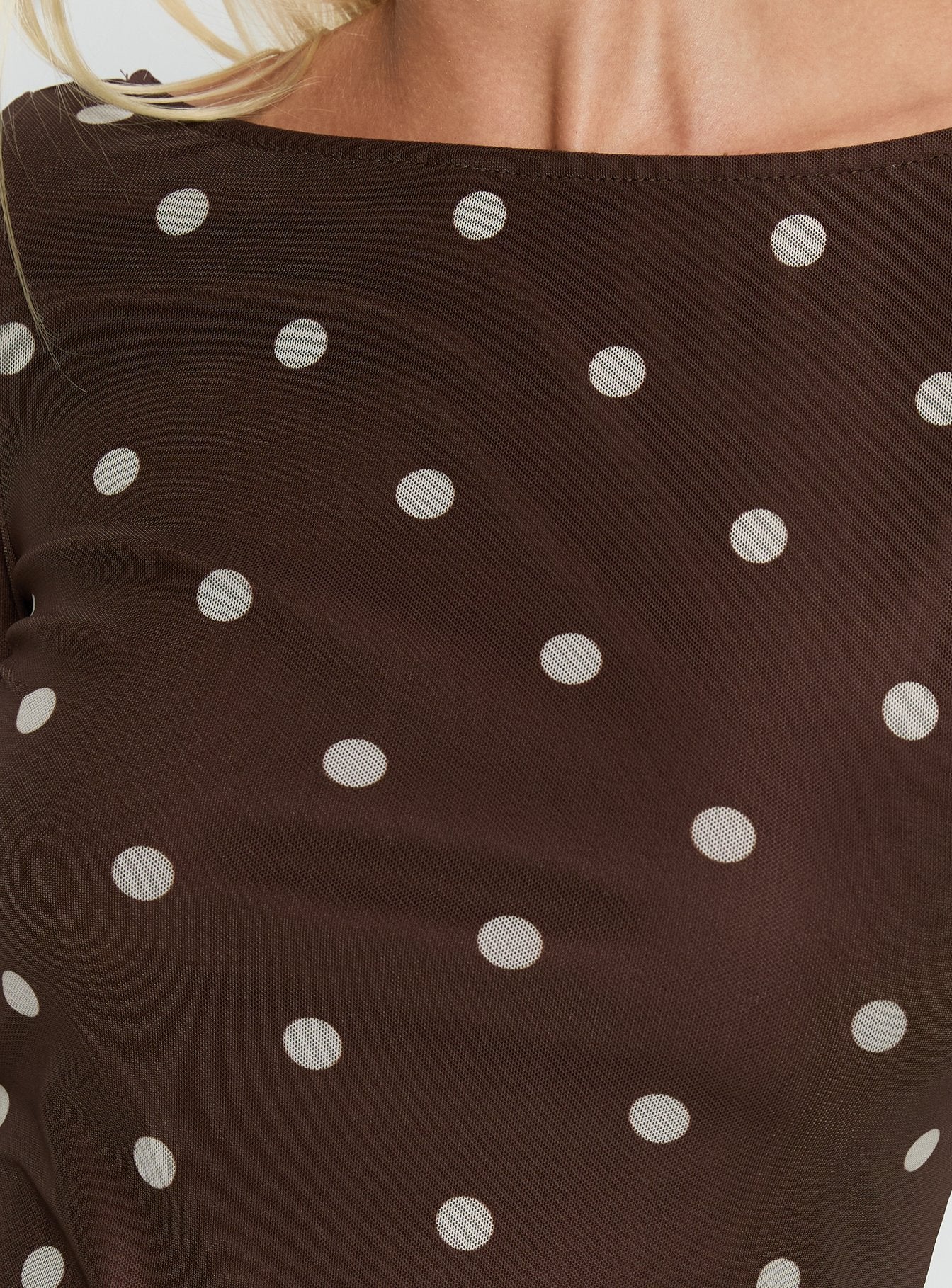 lukea long sleeve mini dress brown Lukea Long Sleeve Mini Dress | Brown | Womens