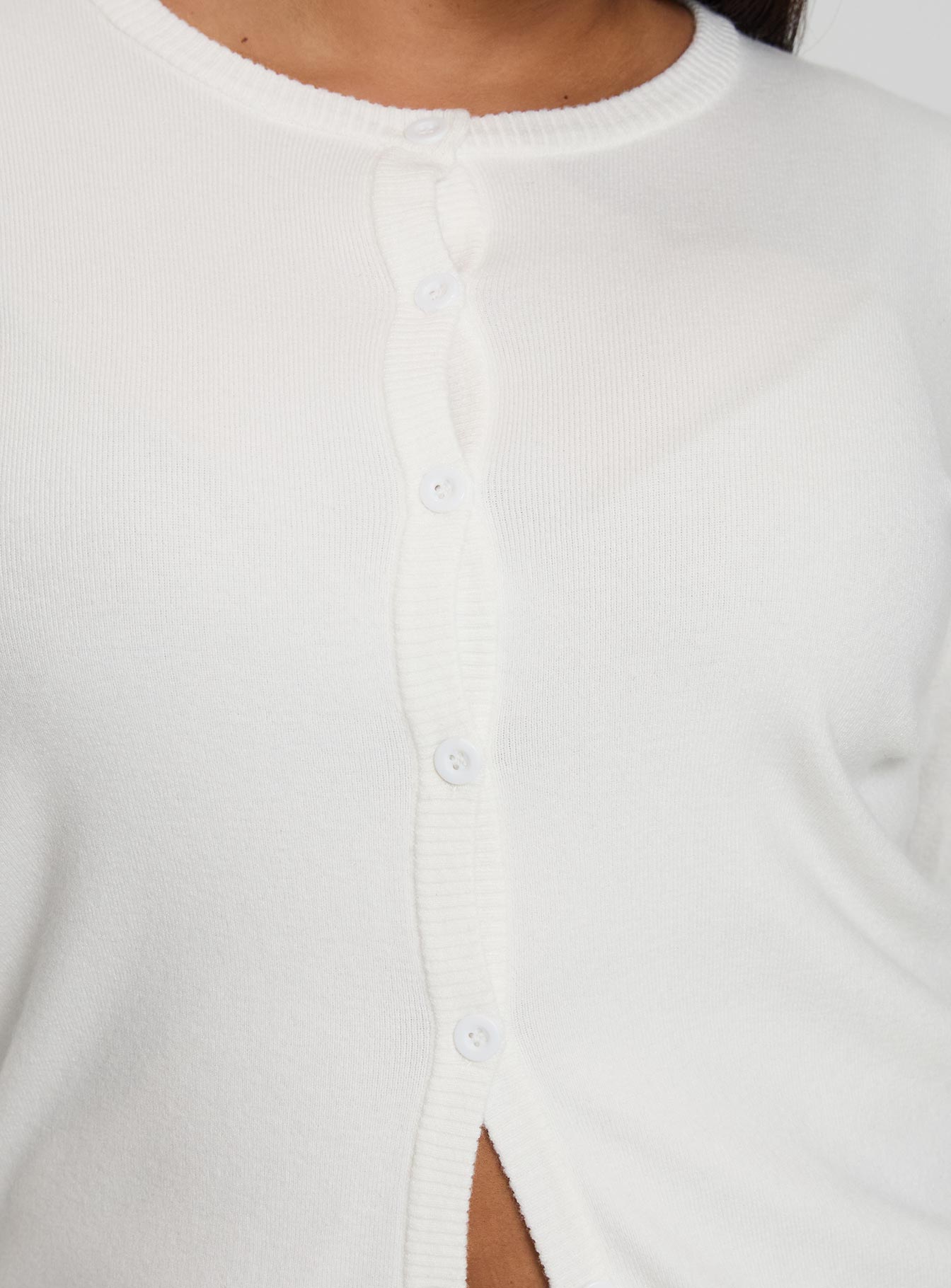 product Princess Polly Lauraine Cardigan White Curve regular 