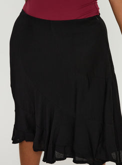 With Kindness Midi Skirt Black Curve