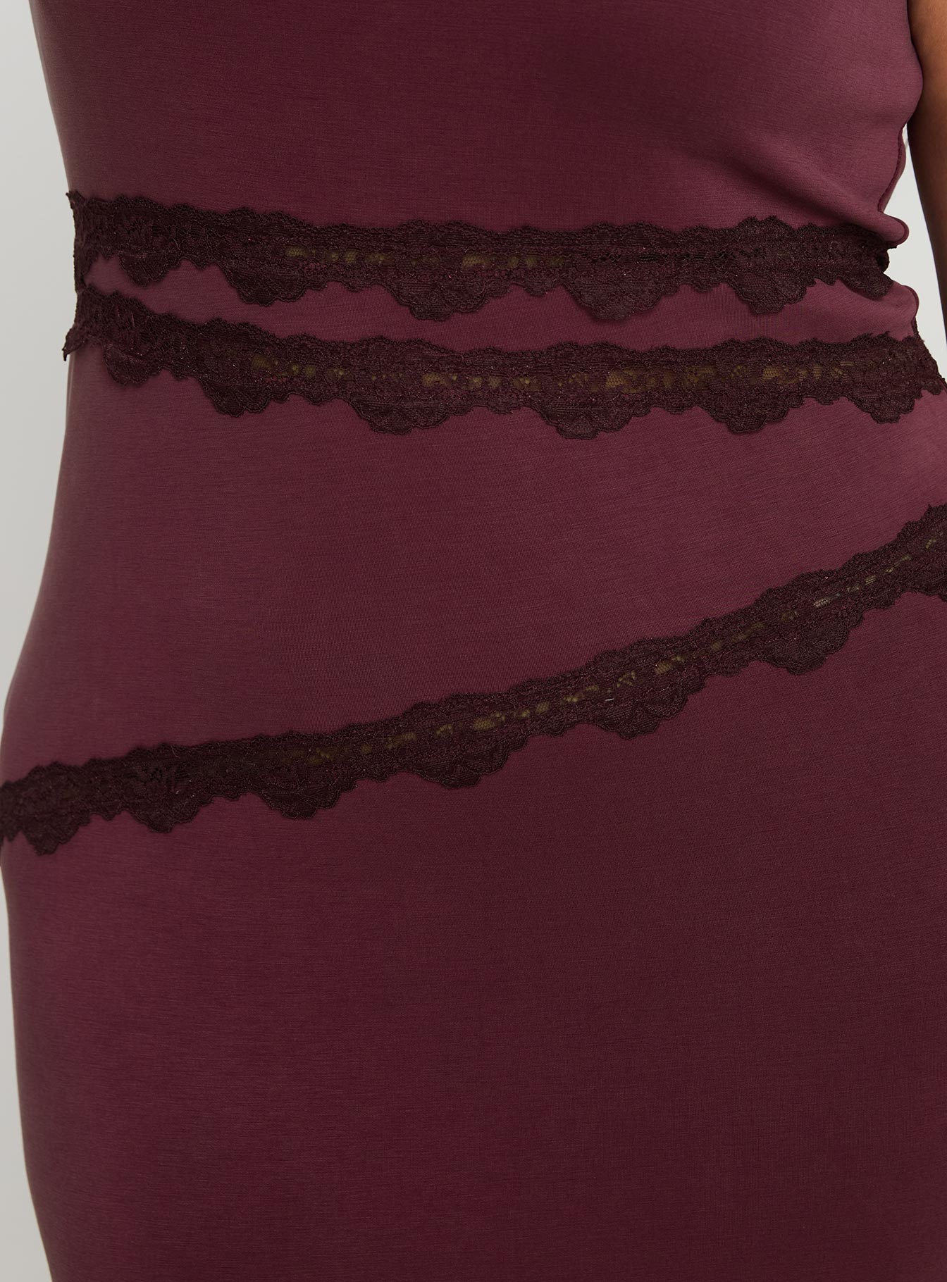 Ultraviolet One Shoulder Lace Maxi Dress Wine Curve | Princess Polly Ultraviolet One Shoulder Lace Maxi Dress Wine Curve | Princess Polly