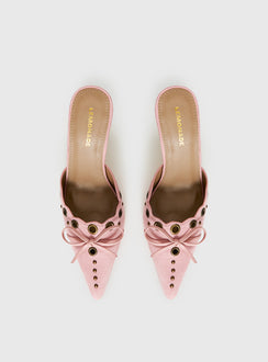 Charisma Pointed Toe Heels Dusty Pink