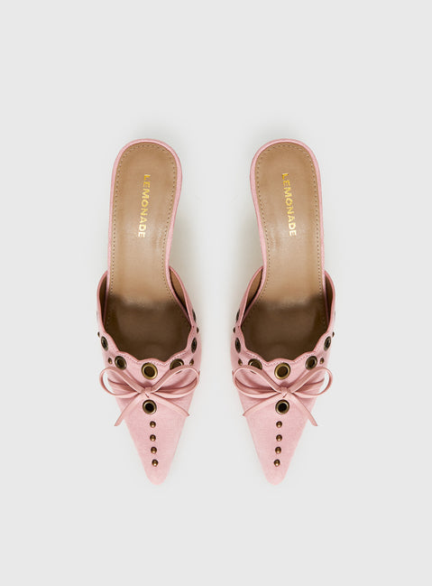 Charisma Pointed Toe Heels Dusty Pink
