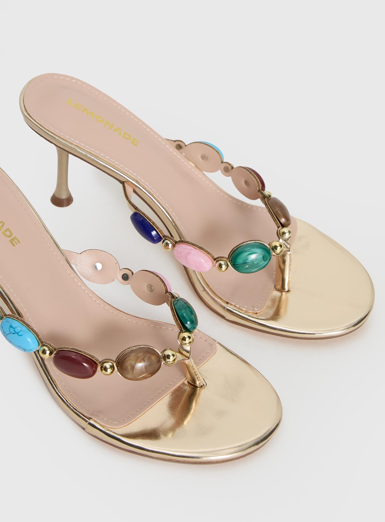 Nina Bead Heels Multi