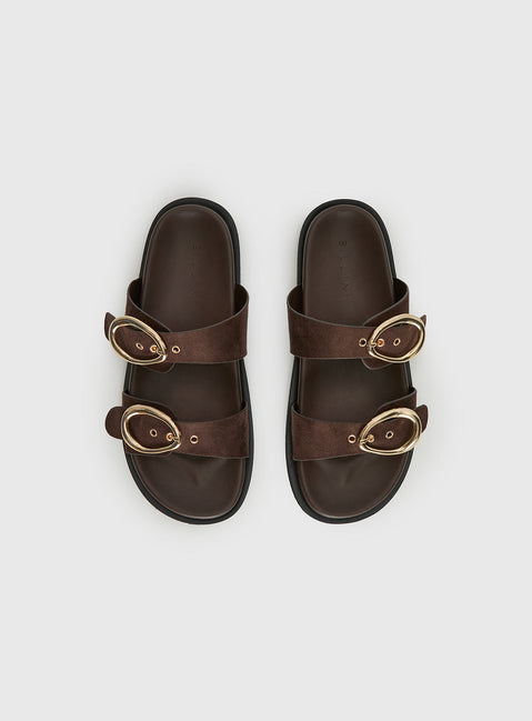 Billini Theresa Slides Chocolate