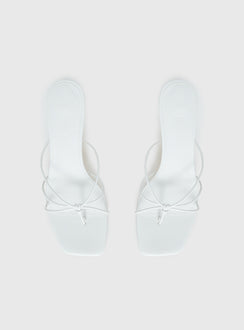 Avedon Heels White