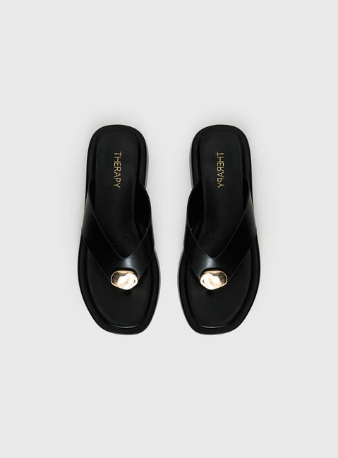 Therapy Val Sandals Black