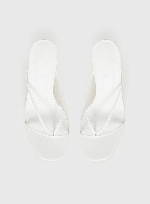 Billini Silas Heels White
