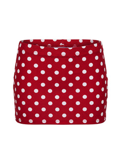 Tenya Swim Skort Red Polka Dot