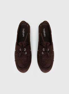 Therapy Sailor Boat Shoes Brown