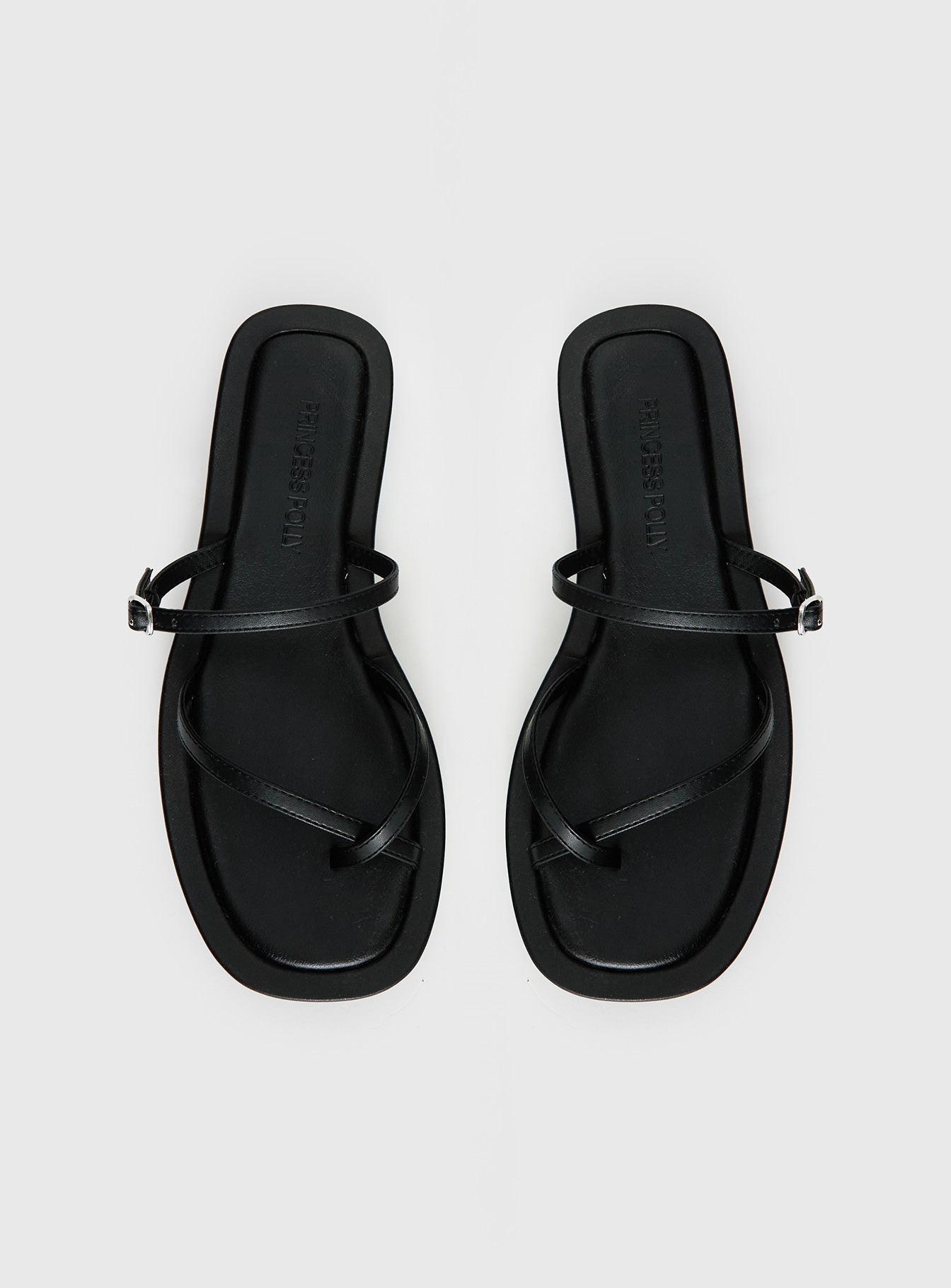 Riki Mini Belt Sandals Black